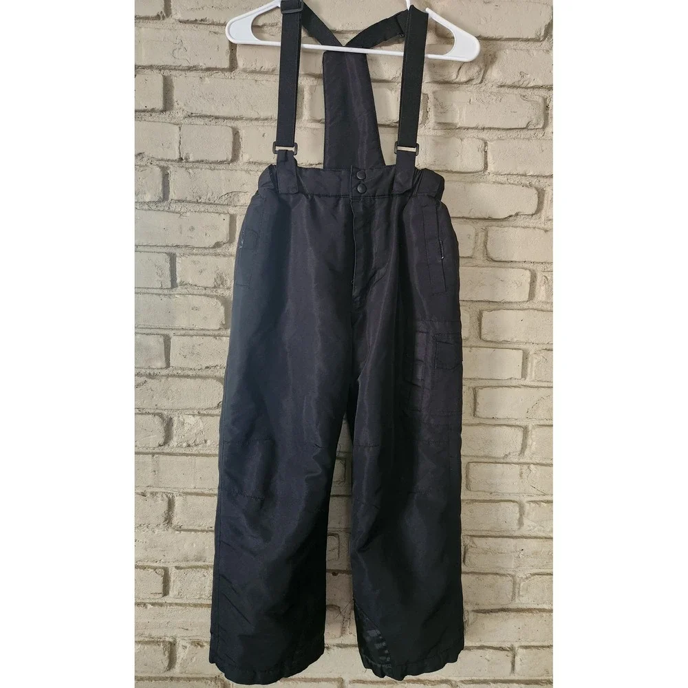 Minus Zero Kids Black Snow Pants Insulated Winter Bibs